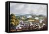 'Battle of Quatre Bras, June 16th 1815'-Thomas Sutherland-Framed Stretched Canvas