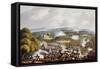 Battle of Quatre Bras, June 16th 1815-William Heath-Framed Stretched Canvas