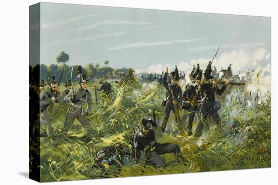 Battle of Quatre Bras-null-Stretched Canvas