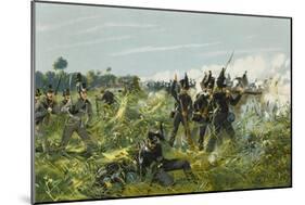 Battle of Quatre Bras-null-Mounted Art Print