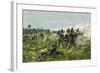 Battle of Quatre Bras-null-Framed Art Print