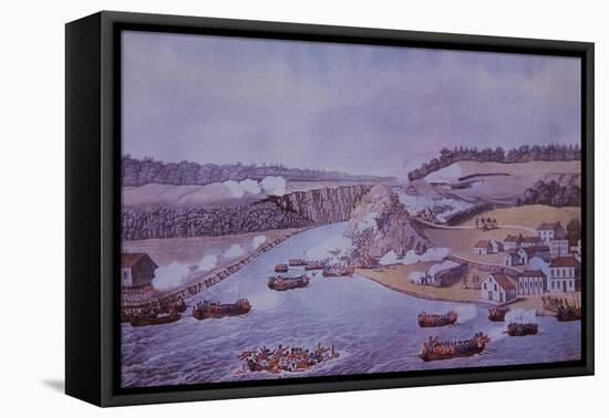 Battle of Queenston Heights-null-Framed Stretched Canvas