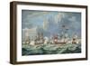 'Battle of Quiberon Bay', c1765-Francis Swaine-Framed Giclee Print
