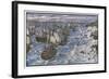 Battle of Quiberon Bay Hawke Drives a French Fleet Under Conflans into Quiberon Bay-Henry Justice Ford-Framed Art Print