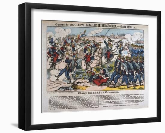 Battle of Reichshoffen, Franco-Prussian War, 6th August 1870-null-Framed Giclee Print