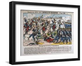 Battle of Reichshoffen, Franco-Prussian War, 6th August 1870-null-Framed Giclee Print