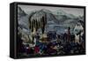 Battle of Reichshoffen or Woerth, August 6, 1870, Franco-Prussian War, France-null-Framed Stretched Canvas