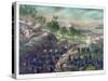 Battle of Resaca, Pub. Kurz and Allison, 1889-null-Stretched Canvas