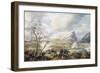 Battle of Rivoli, 14 January 1797, Painting by Louis Albert Guislain Baclere D'Albe-null-Framed Giclee Print