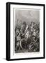 Battle of Rocroi, Louis II Conde Rallies the French-Pardinel-Framed Art Print