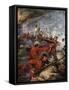 Battle of Rorke's Drift, Natal, Angol-Zulu War, 1879-Joseph Ratcliffe Skelton-Framed Stretched Canvas
