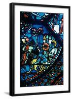Battle of Sahagun, Stained Glass, Chartres Cathedral, C1225-null-Framed Photographic Print