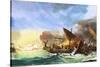 Battle of Salamis-Andrew Howat-Stretched Canvas