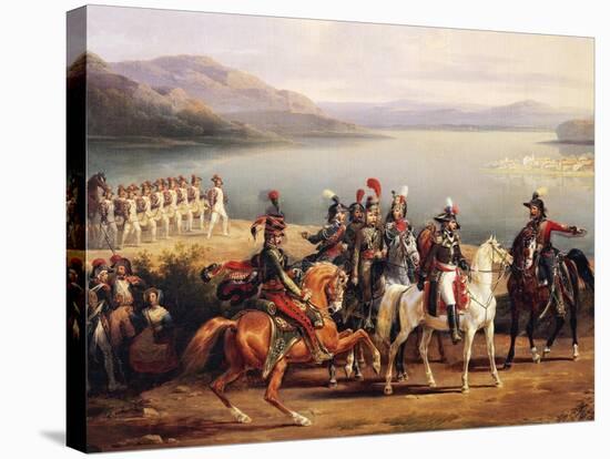 Battle of Salo, July 31, 1796-Hippolyte Lecomte-Stretched Canvas