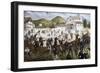 Battle of San Fermo at Como, May 27, 1859, Second War of Independence, Italy 19th Century-null-Framed Giclee Print