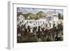 Battle of San Fermo at Como, May 27, 1859, Second War of Independence, Italy 19th Century-null-Framed Giclee Print