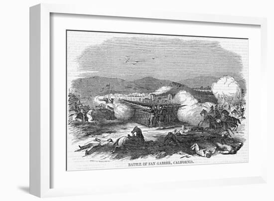 Battle of San Gabriel-null-Framed Giclee Print