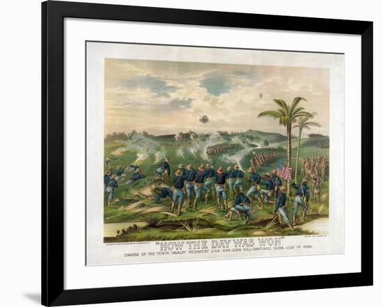 Battle of San Juan Hill-null-Framed Giclee Print