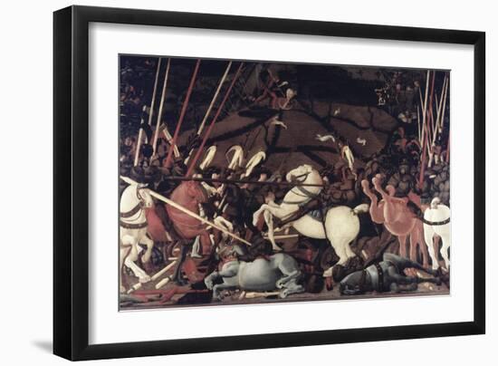 Battle of San Romano-Paolo Uccello-Framed Premium Giclee Print