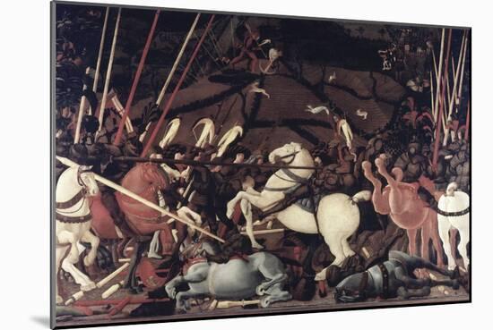 Battle of San Romano-Paolo Uccello-Mounted Giclee Print