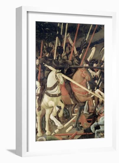 Battle of San Romano-Paolo Uccello-Framed Giclee Print