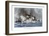 Battle of Santiago De Cuba, 3 July 1898-Willy Stower-Framed Giclee Print