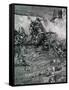 Battle of Santo Domingo-Howard Pyle-Framed Stretched Canvas