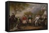 Battle of Saratoga-John Trumbull-Framed Stretched Canvas
