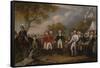 Battle of Saratoga-John Trumbull-Framed Stretched Canvas