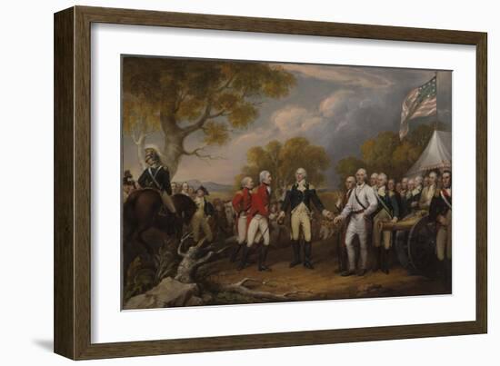 Battle of Saratoga-John Trumbull-Framed Giclee Print