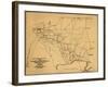 Battle of Shiloh - Civil War Panoramic Map-Lantern Press-Framed Art Print