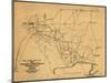 Battle of Shiloh - Civil War Panoramic Map-Lantern Press-Mounted Art Print