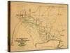 Battle of Shiloh - Civil War Panoramic Map-Lantern Press-Stretched Canvas