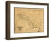 Battle of Shiloh - Civil War Panoramic Map-Lantern Press-Framed Art Print