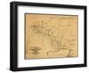 Battle of Shiloh - Civil War Panoramic Map-Lantern Press-Framed Art Print