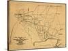 Battle of Shiloh - Civil War Panoramic Map-Lantern Press-Stretched Canvas