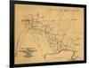 Battle of Shiloh - Civil War Panoramic Map-Lantern Press-Framed Art Print