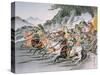 Battle of Shizugatake Pass 1583-Japanese School-Stretched Canvas