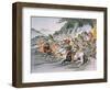 Battle of Shizugatake Pass 1583-Japanese School-Framed Giclee Print