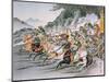 Battle of Shizugatake Pass 1583-Japanese School-Mounted Giclee Print