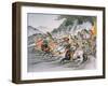 Battle of Shizugatake Pass 1583-Japanese School-Framed Giclee Print