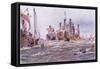 Battle of Sluys 1340 Ad, 1915-William Lionel Wyllie-Framed Stretched Canvas