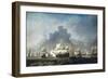 Battle of Solebay, June 7, 1672 - De Ruyter Against the Duke of York on the 'Royal Prince'-Willem Van De Velde II-Framed Giclee Print