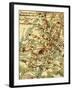 Battle of Spotsylvania Court House - Civil War Panoramic Map-Lantern Press-Framed Art Print