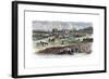 Battle of Spotsylvania Court House, Virginia, American Civil War, 12 May 1864-Edwin Forbes-Framed Giclee Print