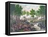 Battle of Spotsylvania, Pub. Kurz and Allison, 1888-null-Framed Stretched Canvas