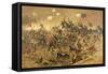 Battle of Spottsylvania-Thure De Thulstrup-Framed Stretched Canvas