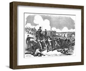 Battle of Springfield-null-Framed Art Print