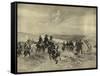 Battle of St Cloud, 1814-Henri-Louis Dupray-Framed Stretched Canvas