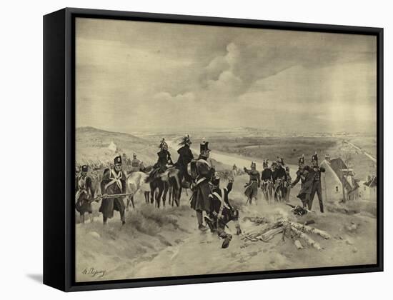 Battle of St Cloud, 1814-Henri-Louis Dupray-Framed Stretched Canvas